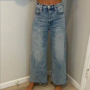 Rag and Bone Classic Blue Wide-Leg Jeans